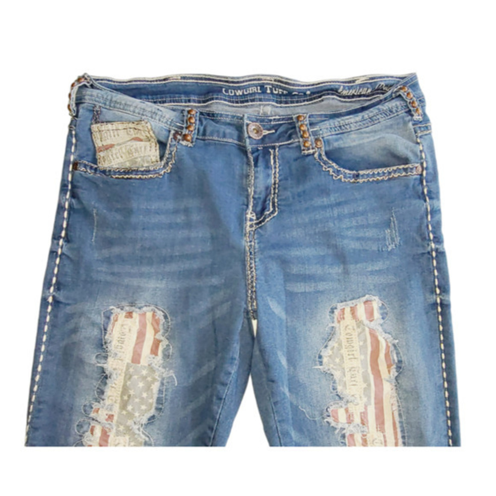 Cowgirl Tuff Co American Pride Jeans Size‎ 30 - Picture 2 of 5